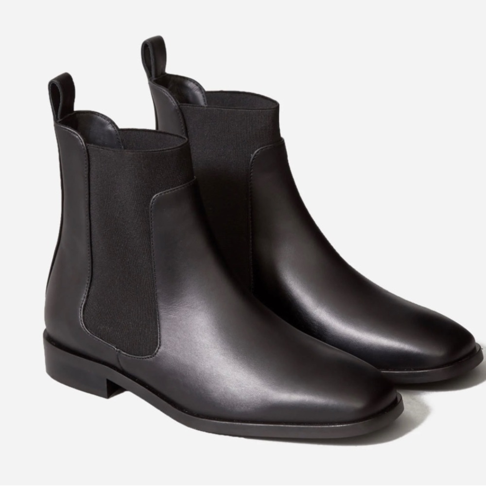Classic Black Chelsea Ankle Boots